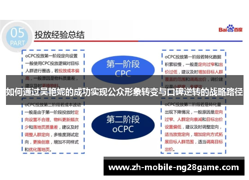 如何通过吴艳妮的成功实现公众形象转变与口碑逆转的战略路径