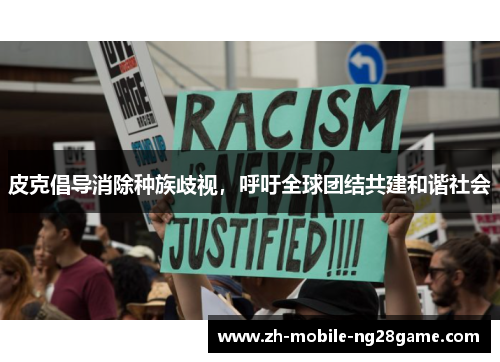 皮克倡导消除种族歧视，呼吁全球团结共建和谐社会